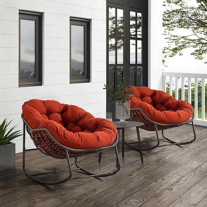 Hanging Egg Chair with Stand - All-Weather PE Rattan Boho Pod Swing Chair with Waterproof Cushion for Porch, Garden, Patio