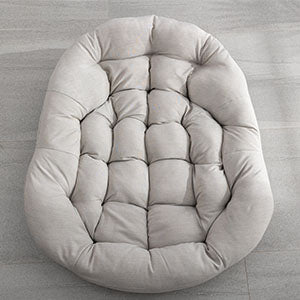 Hanging Egg Chair with Stand - All-Weather PE Rattan Boho Pod Swing Chair with Waterproof Cushion for Porch, Garden, Patio